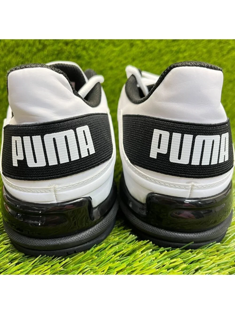 Puma Viz Runner Mens Size 11W White Athletic Running Walking Shoes Sneakers